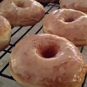 Iced Donut Closeup